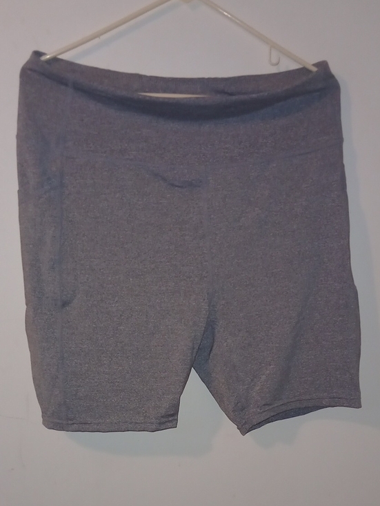 downtown motion Pants - Women's Gray Stretch Bike Shorts